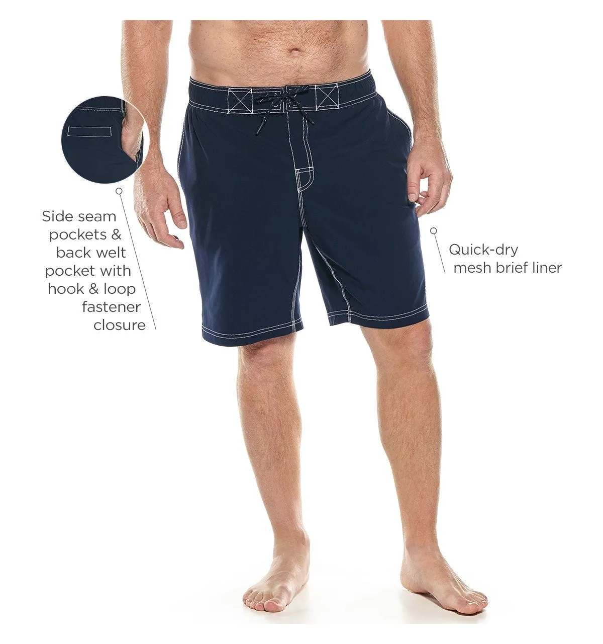 Men's Island Swim Trunks  |  Navy