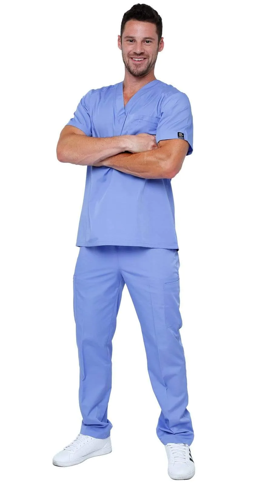 Men's Lightweight 6 Pocket Classic Uniform Scrubs - Style 101