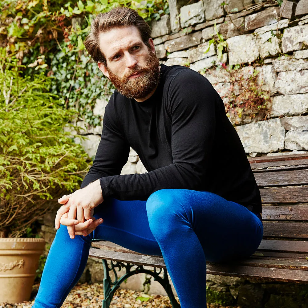 Mens Merino 200 Tights (Blue)