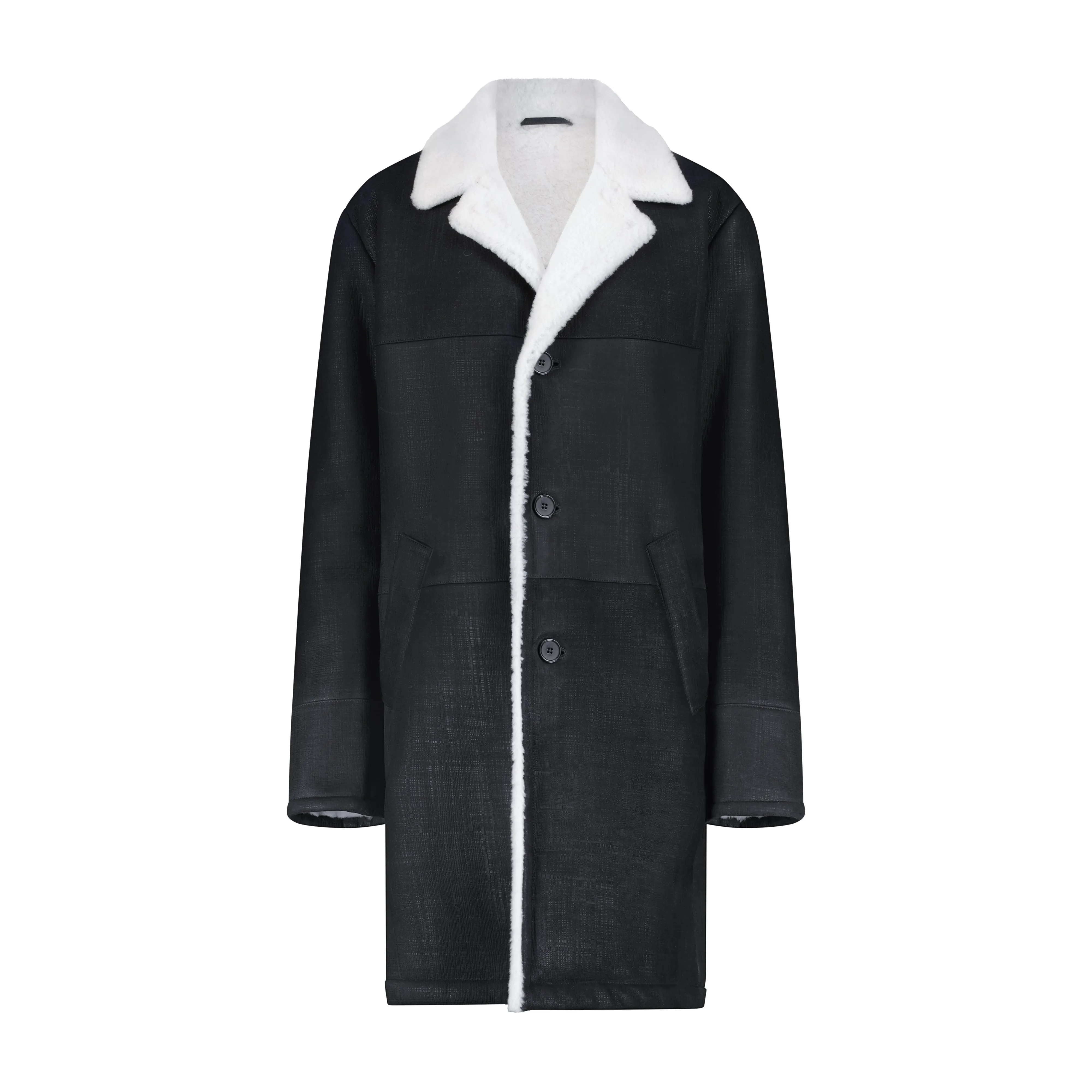 Men's Merino Shearling Lamb Short Coat