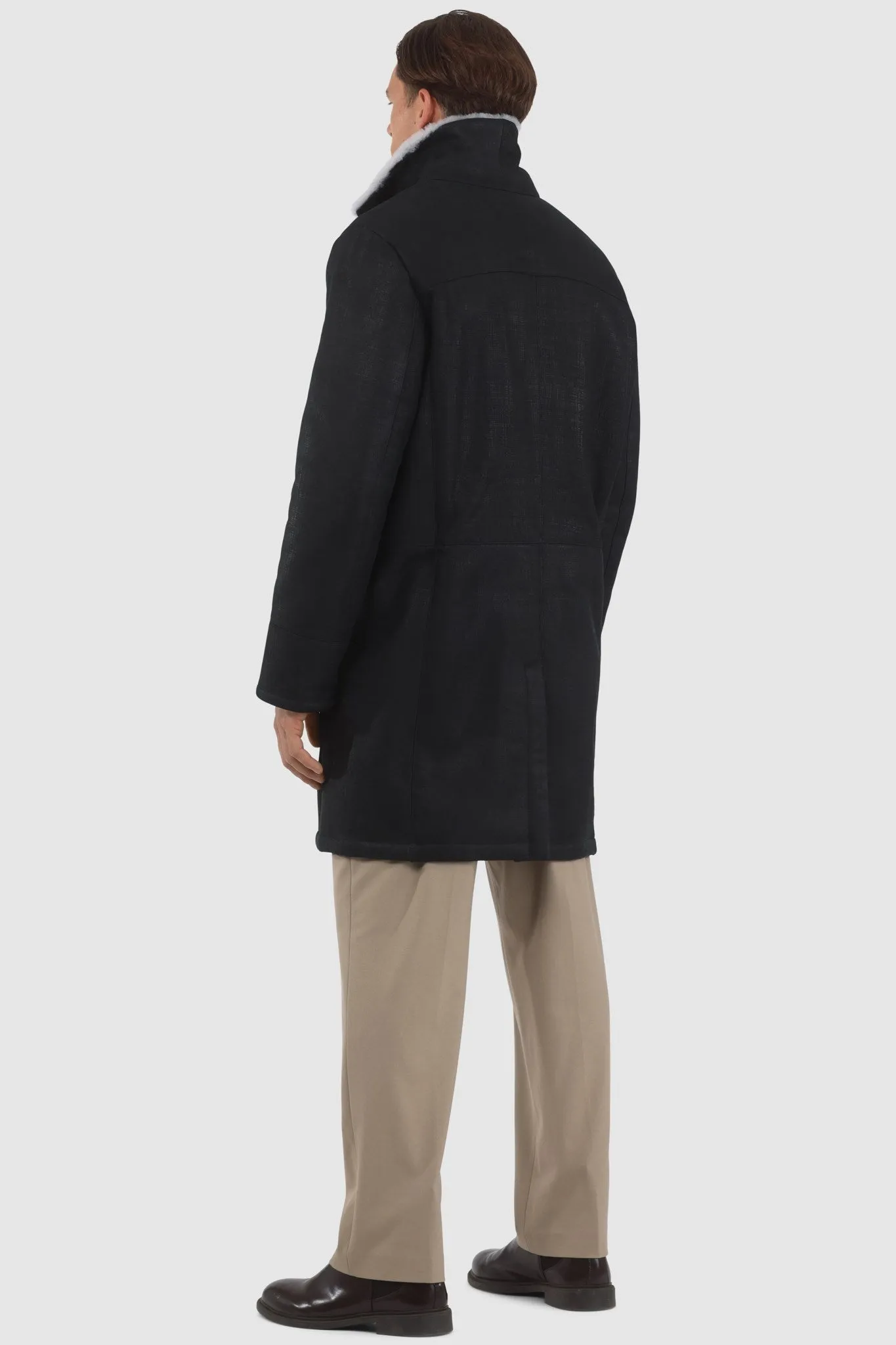 Men's Merino Shearling Lamb Short Coat