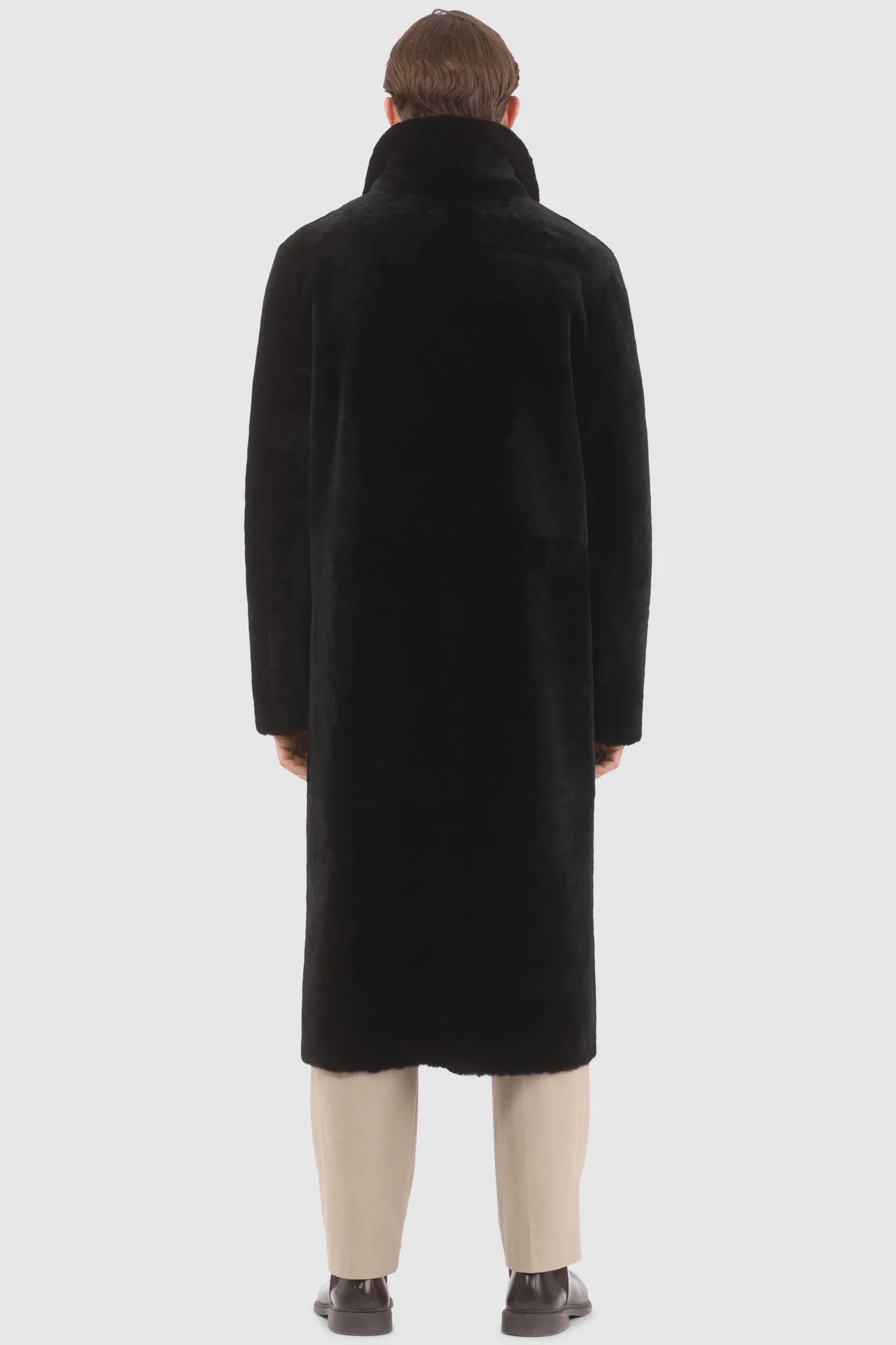 Men's Reversible Select Shearling Lamb Coat