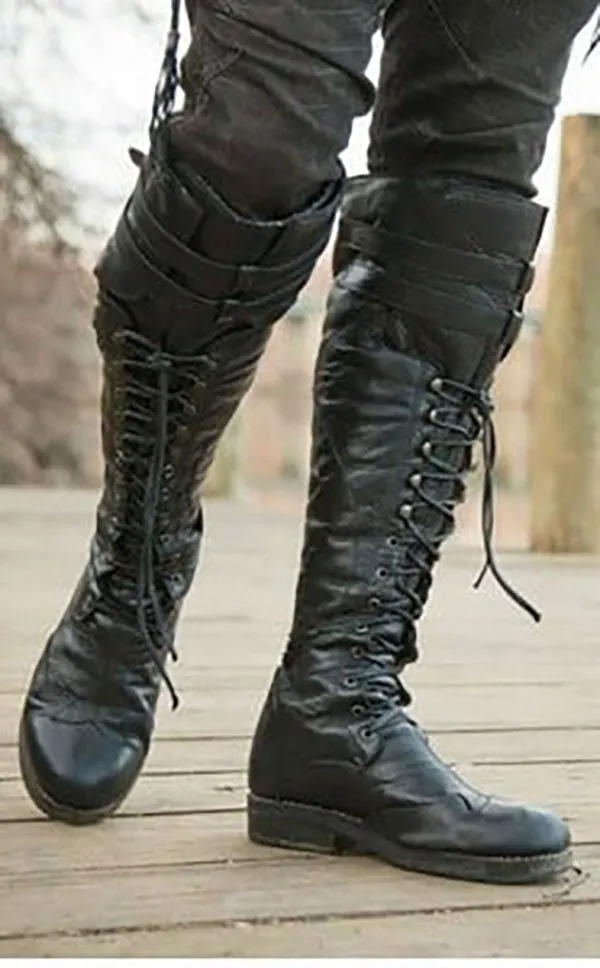 Men's Rugged Knee-High Boots