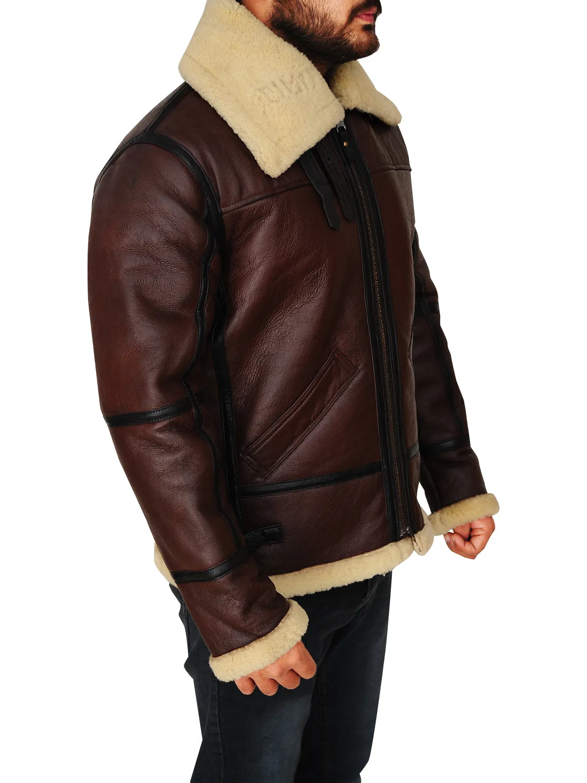 Men's Shearling B3 Bomber Jacket