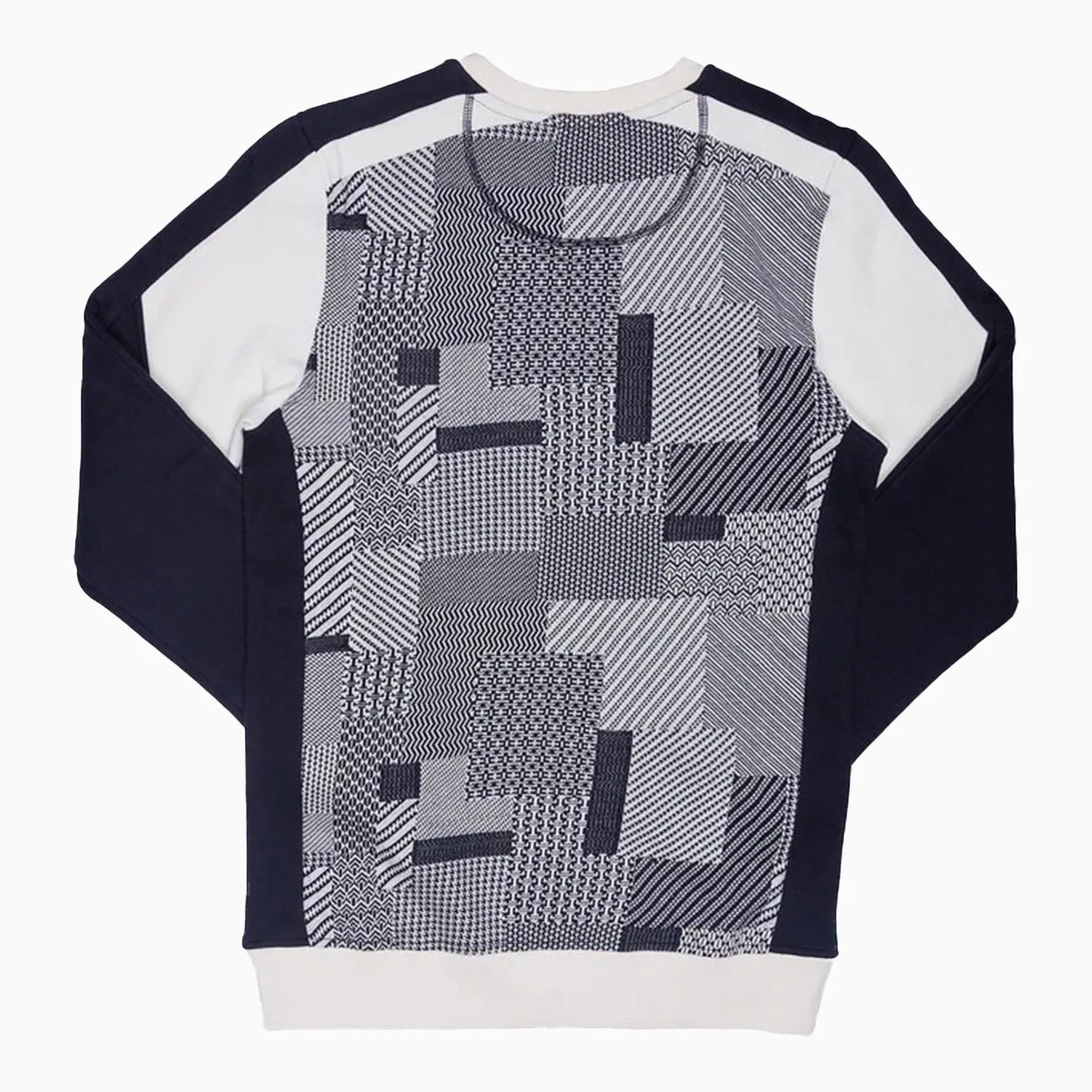 Men's Terry Knit Jacquard Sweatshirt