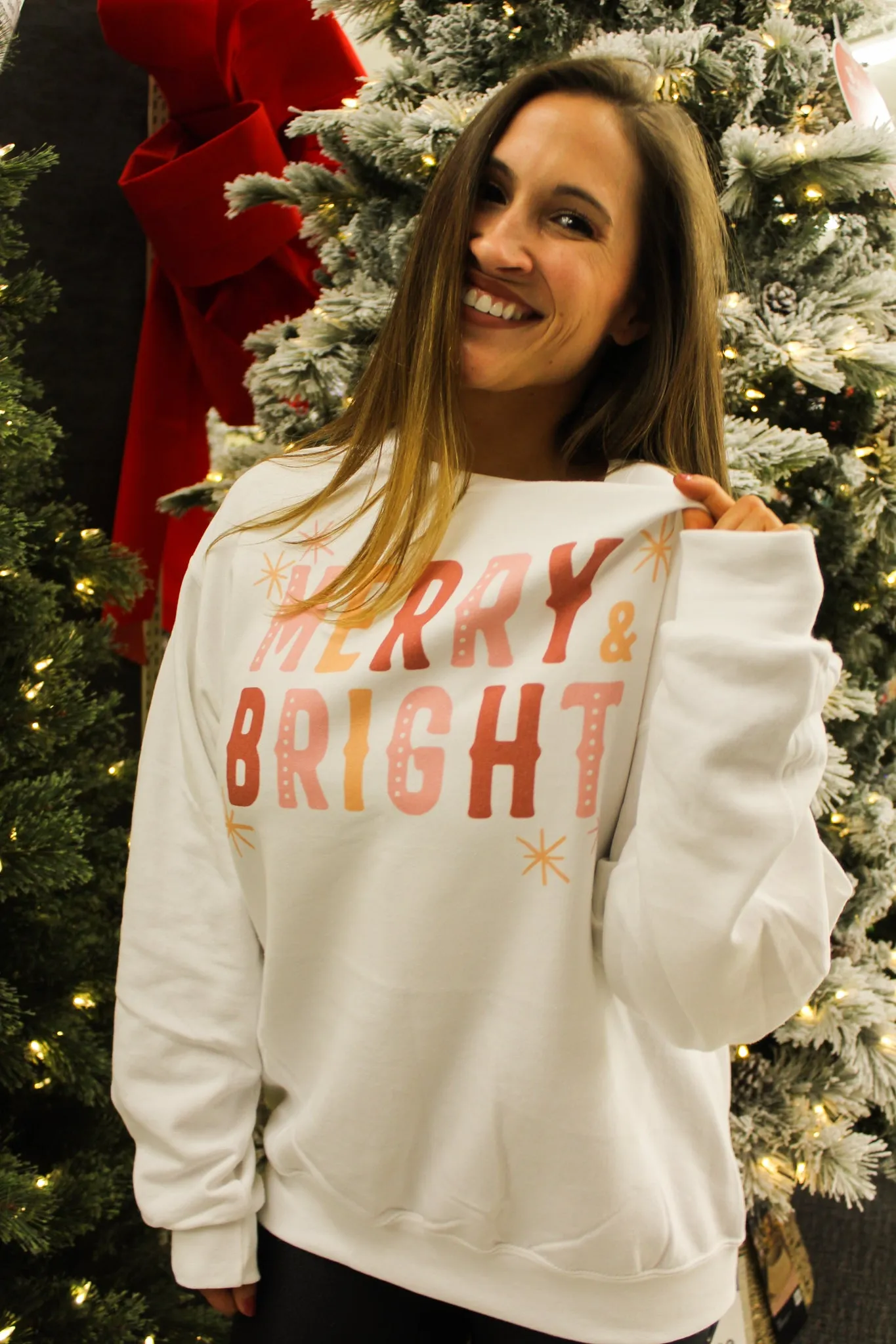 Merry & Bright Graphic Sweatshirt