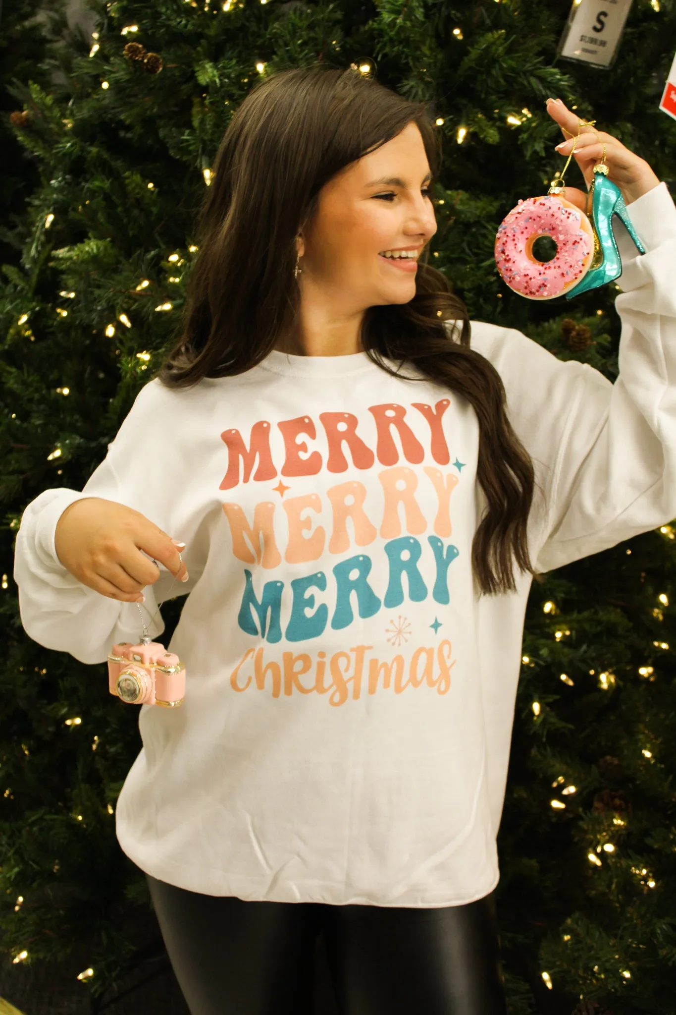 Merry Merry Merry Graphic Sweatshirt