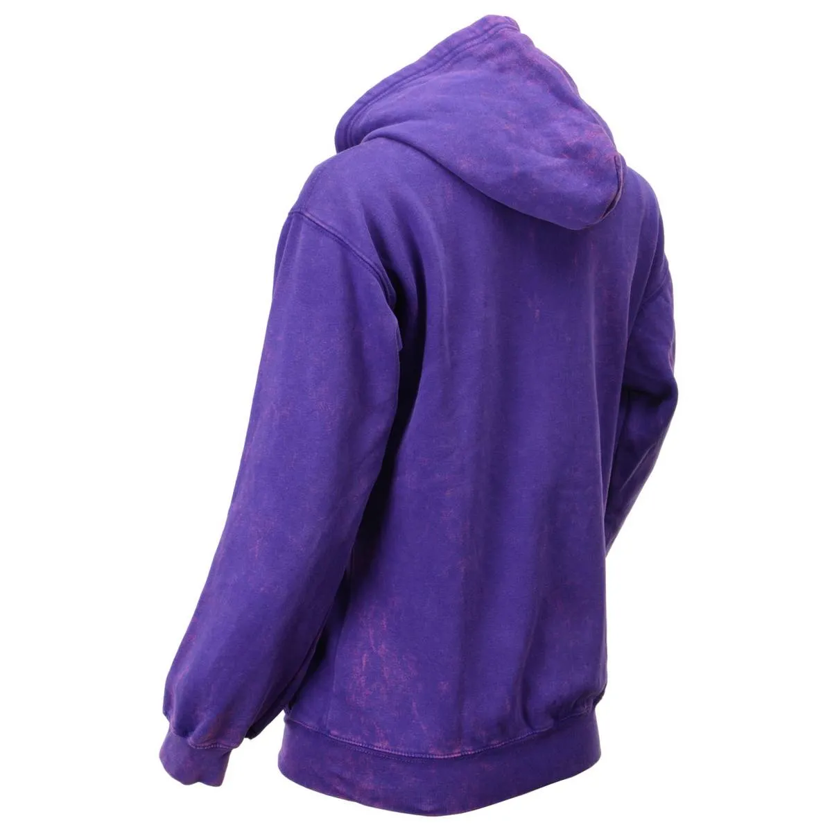 Milwaukee Leather MNG21622 Women's Distressed Purple Sweatshirt Full