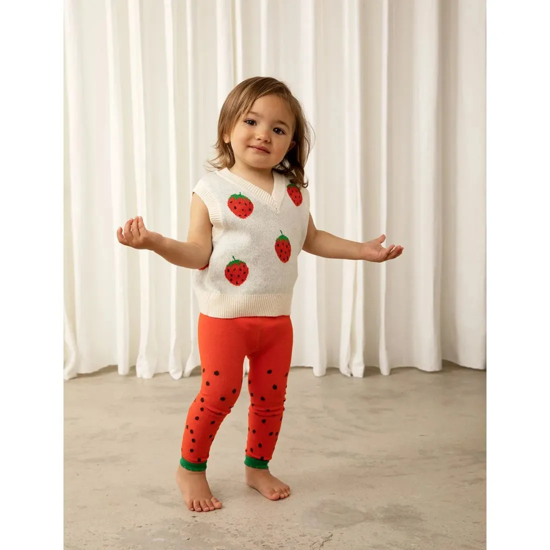 MINI RODINI - Strawberry Tights