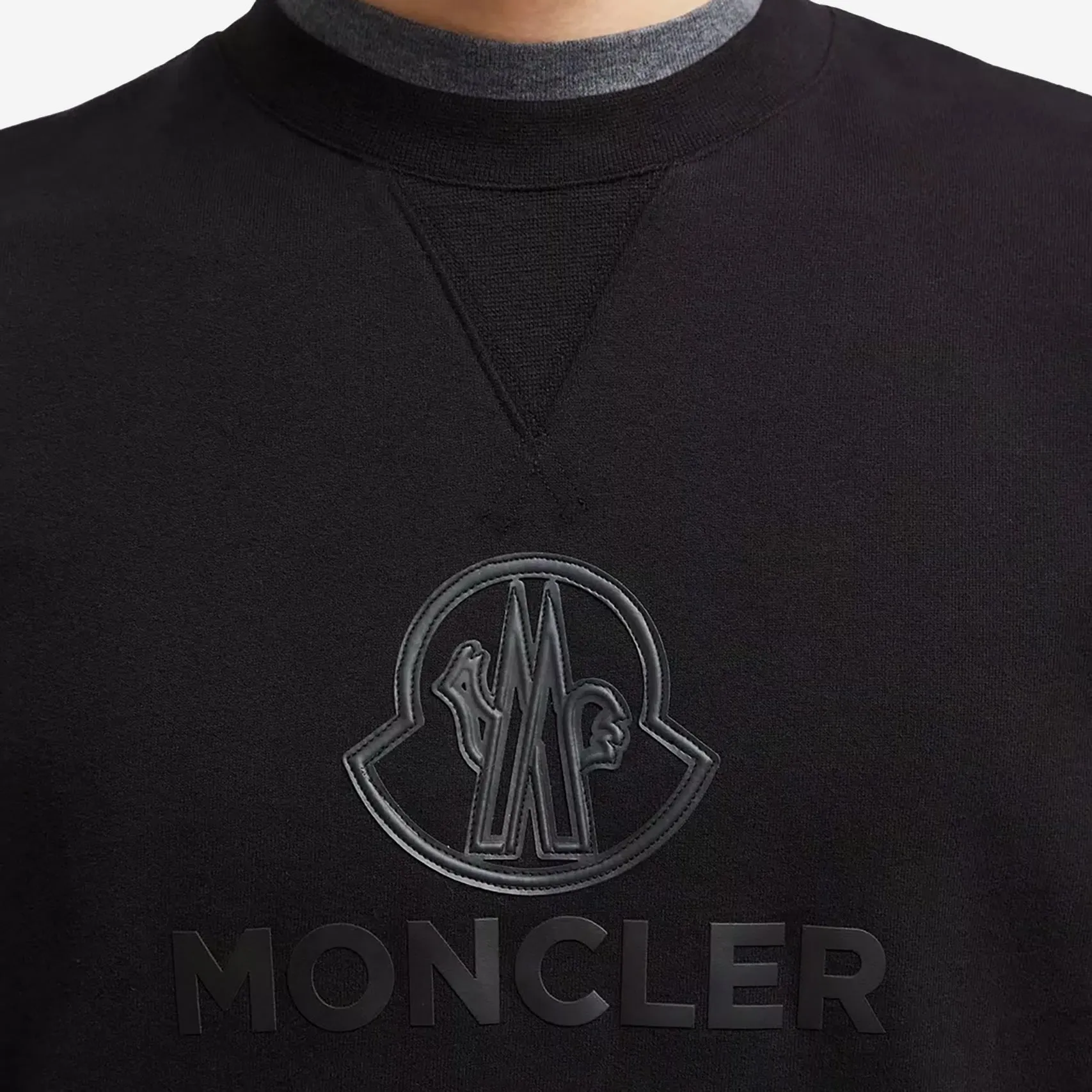 Moncler Cotton And Cashmere Logo Sweatshirt