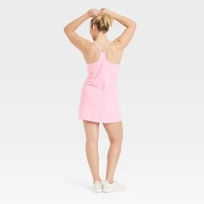 New - All In Motion Women's Flex Strappy Active Athletic Dress UPF50  with Pockets