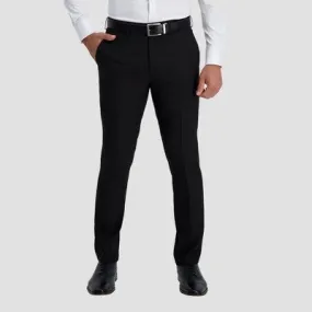 New - Haggar H26 Men's Premium Stretch Slim Fit Dress Pants - Black 32x32