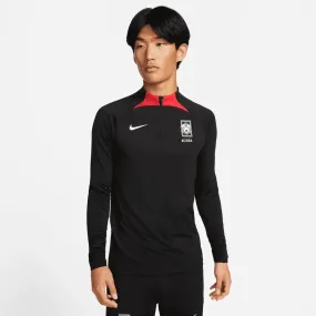 Nike 2022-23 Korea Strike Drill Top - Black-Global Red