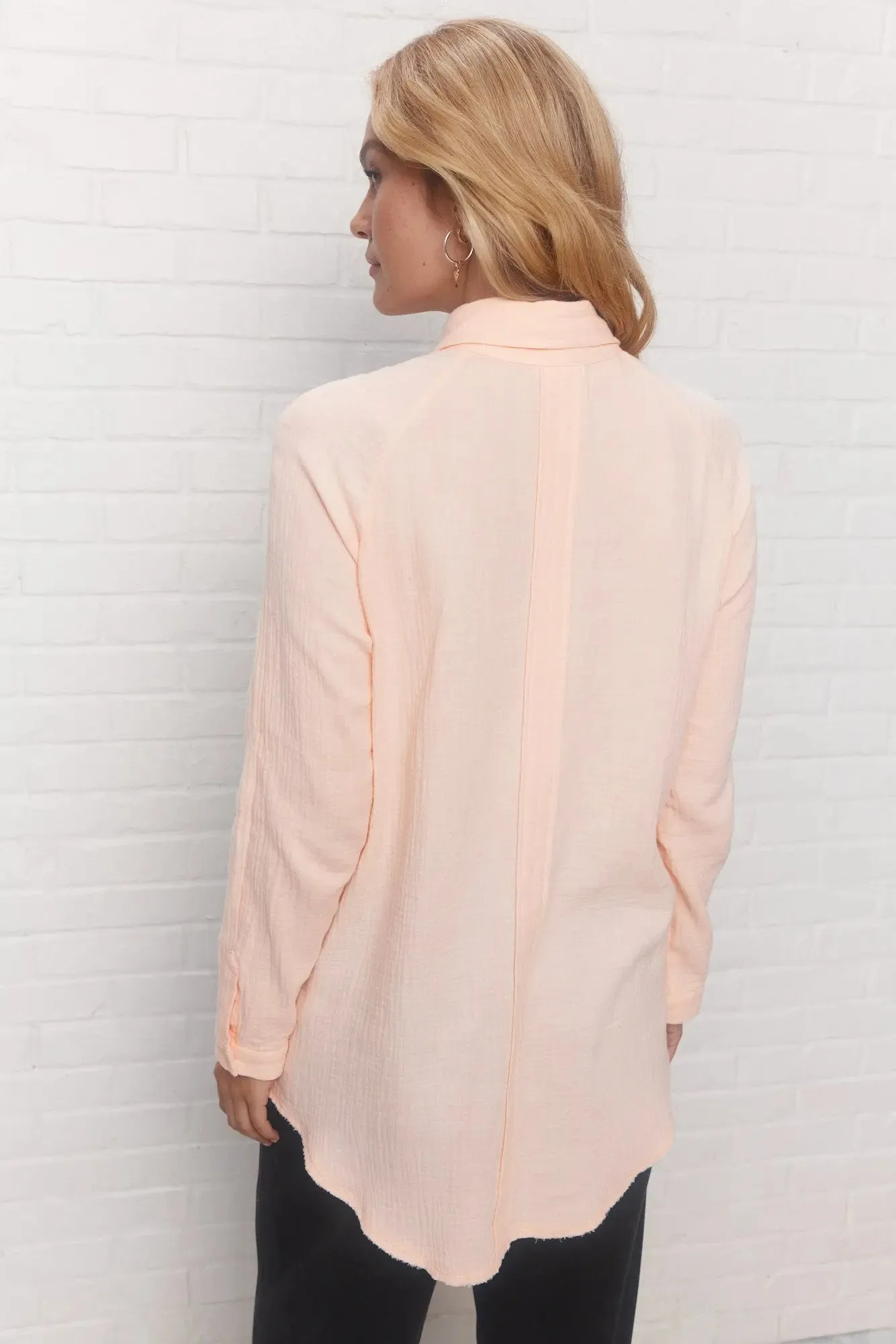 Ojan | Chemise rose pâle