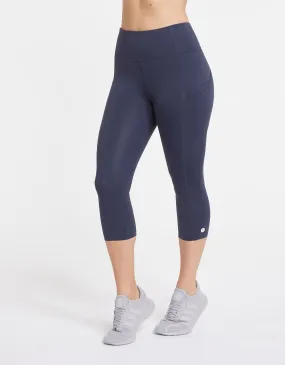 On The Move Essential Capri Leggings With Pockets UPF 50  Luxe Performance Collection