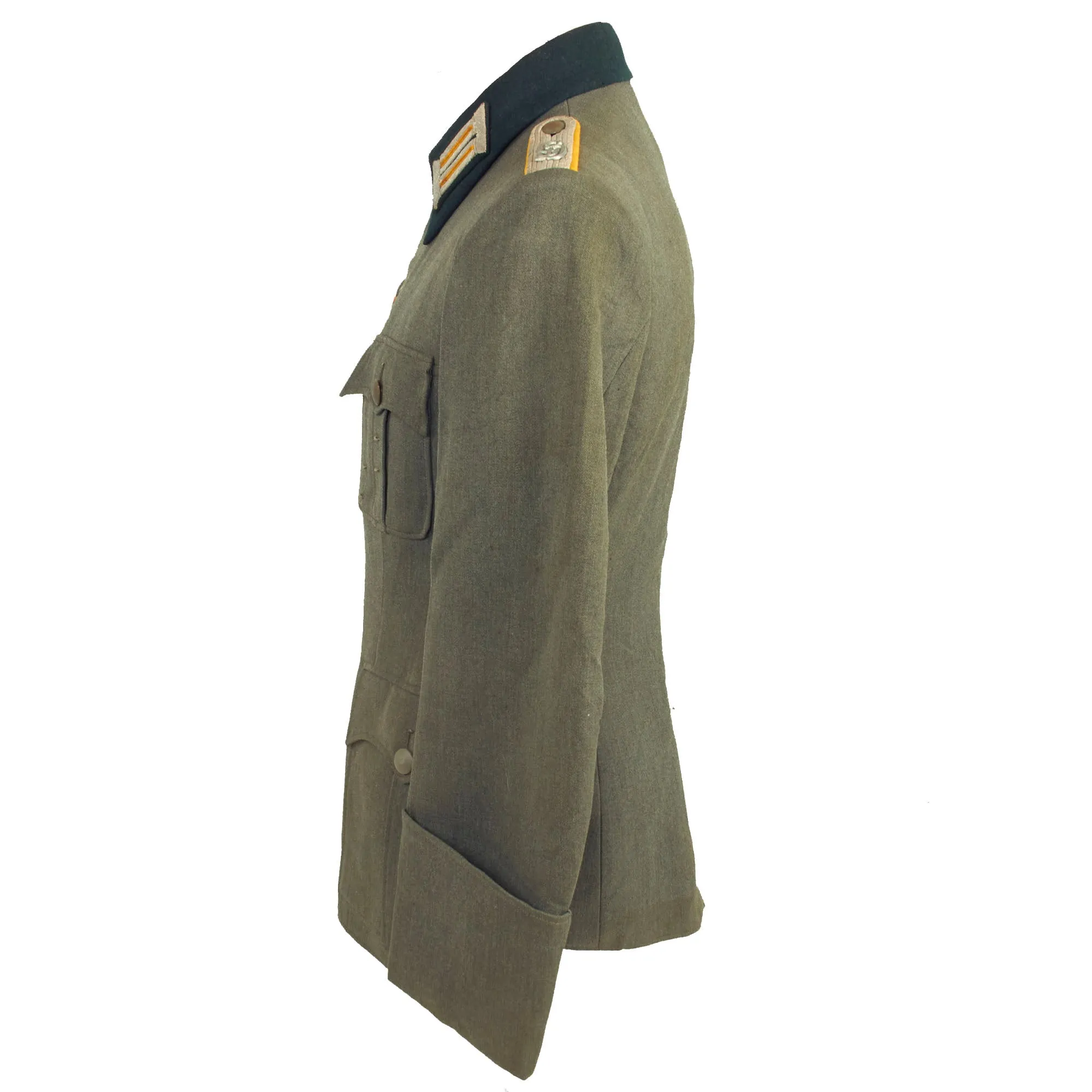 Original German WWII Heer Army Großdeutschland Division Reconnaissance Officer's M36 Field Tunic with Breeches