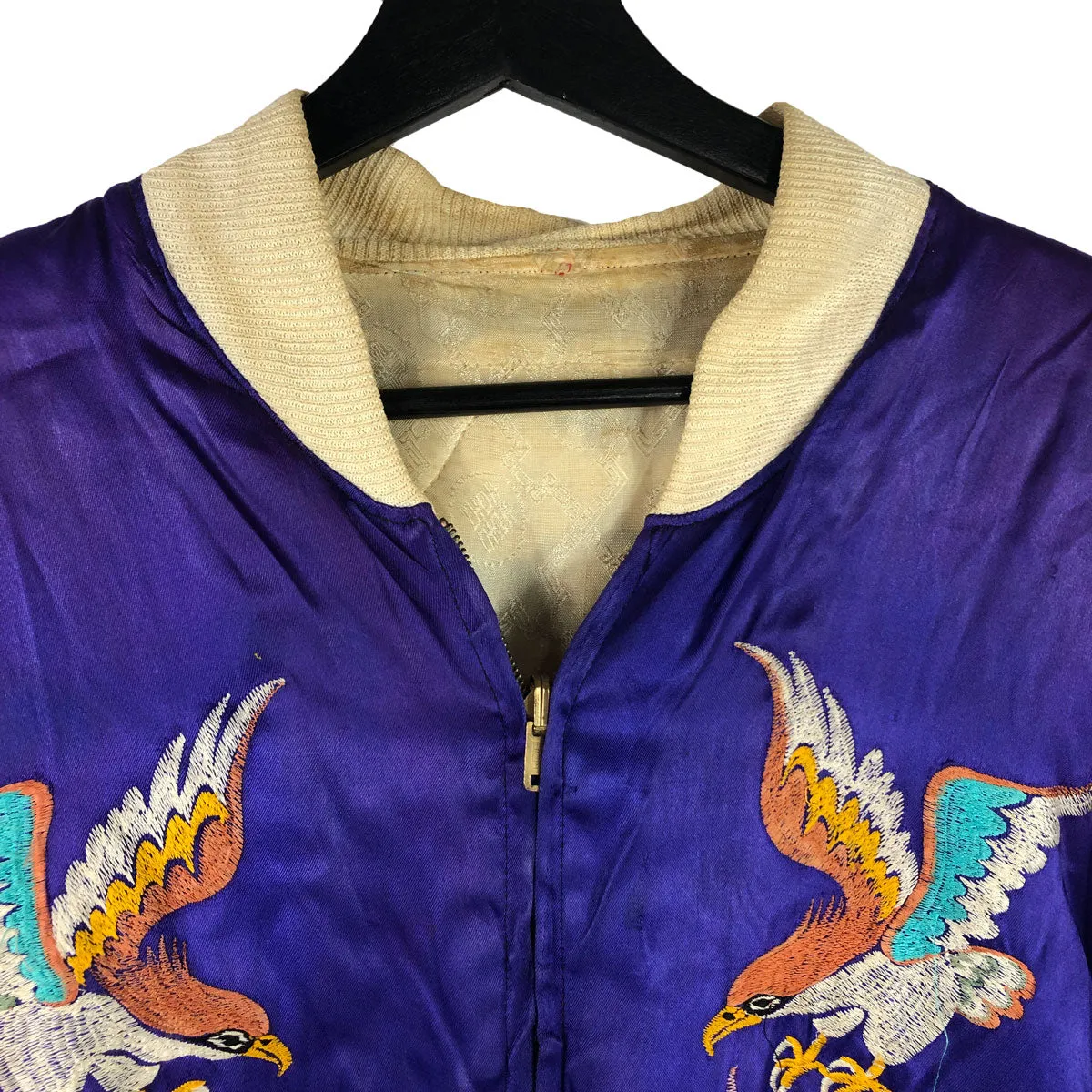 Original Silk Souvenir Jacket Korea C1950