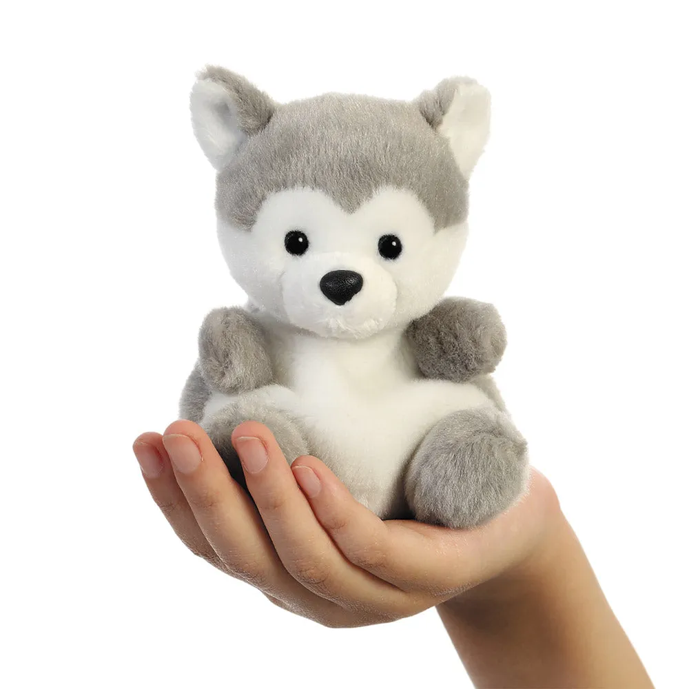 Palm Pals Busky Husky Dog Soft Toy