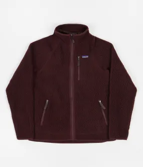 Patagonia Retro Pile Fleece Jacket - Dark Ruby