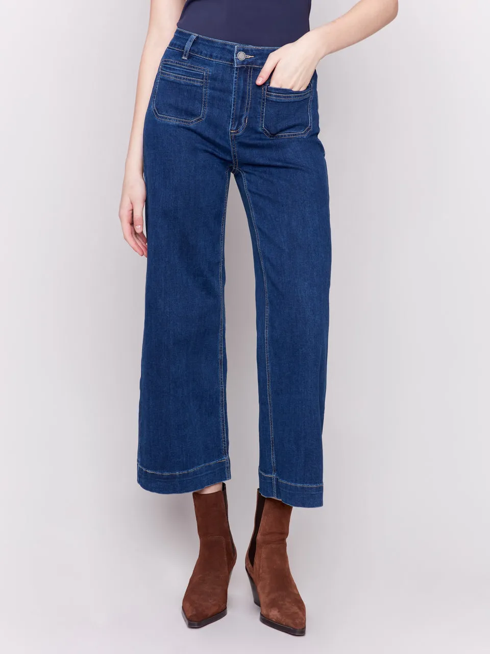 Patch Pocket Pant -Indigo