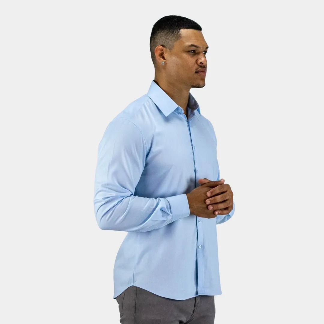 Performance Bamboo Dress Shirt - Sky Blue