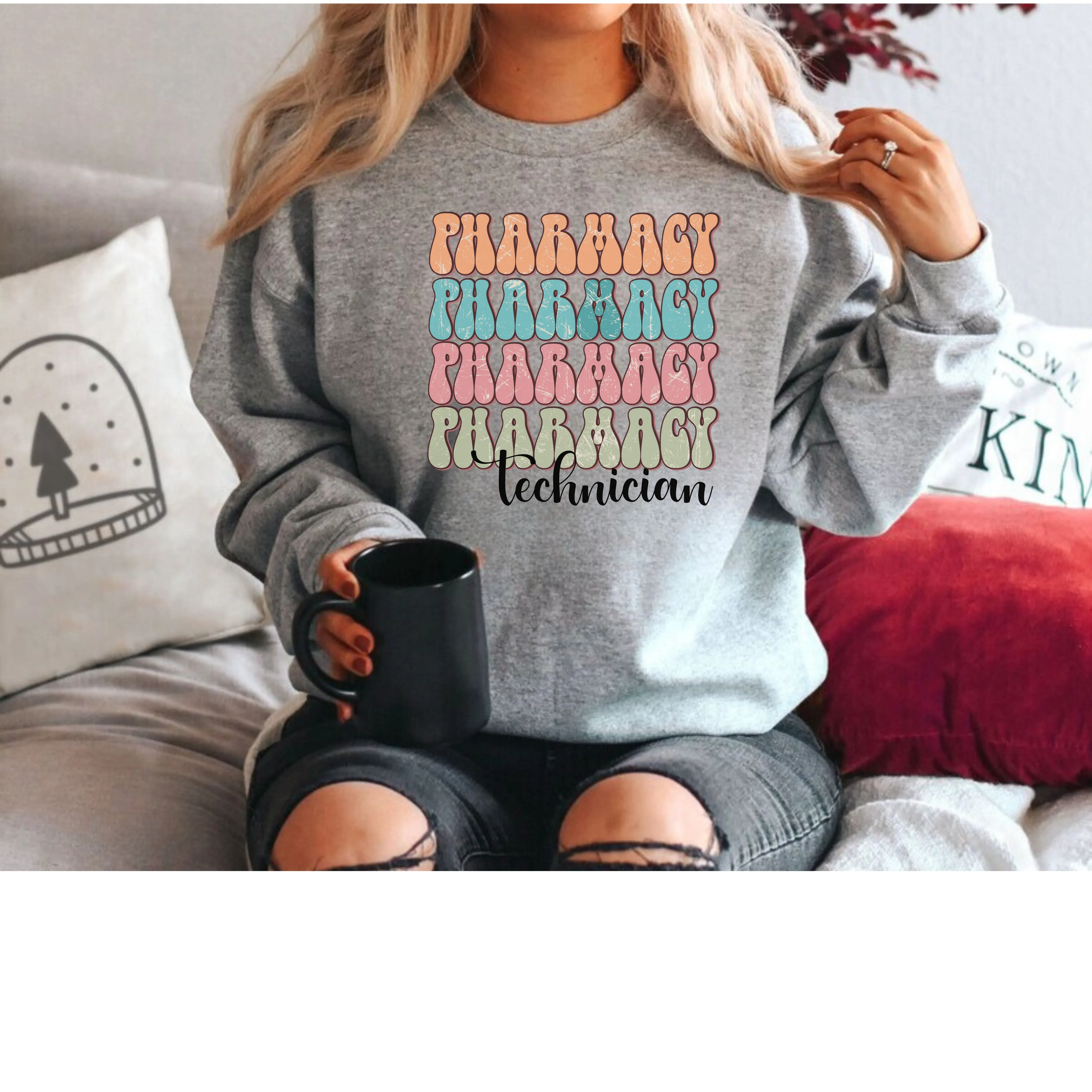 Pharmacy Tech Crewneck Sweatshirt