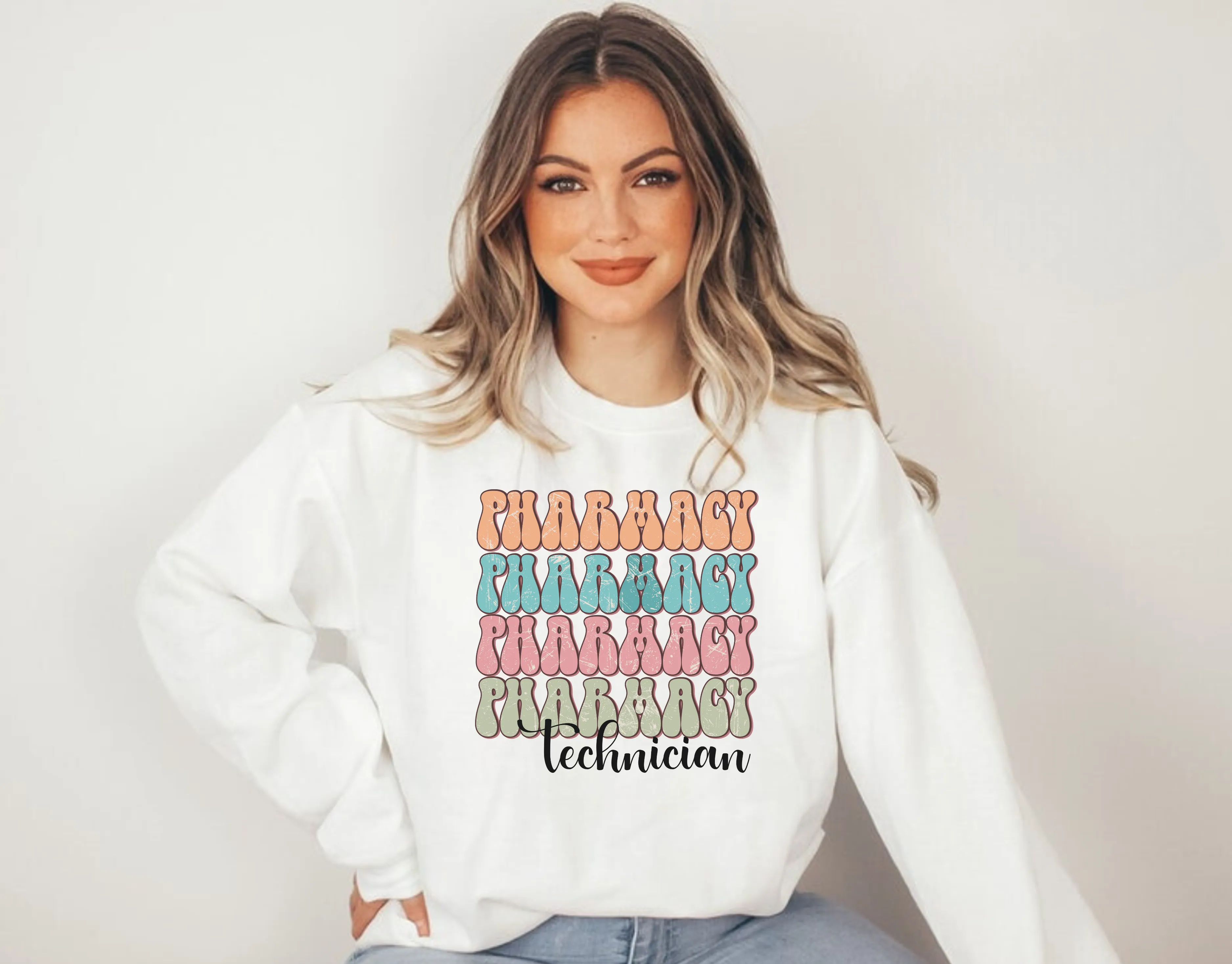 Pharmacy Tech Crewneck Sweatshirt