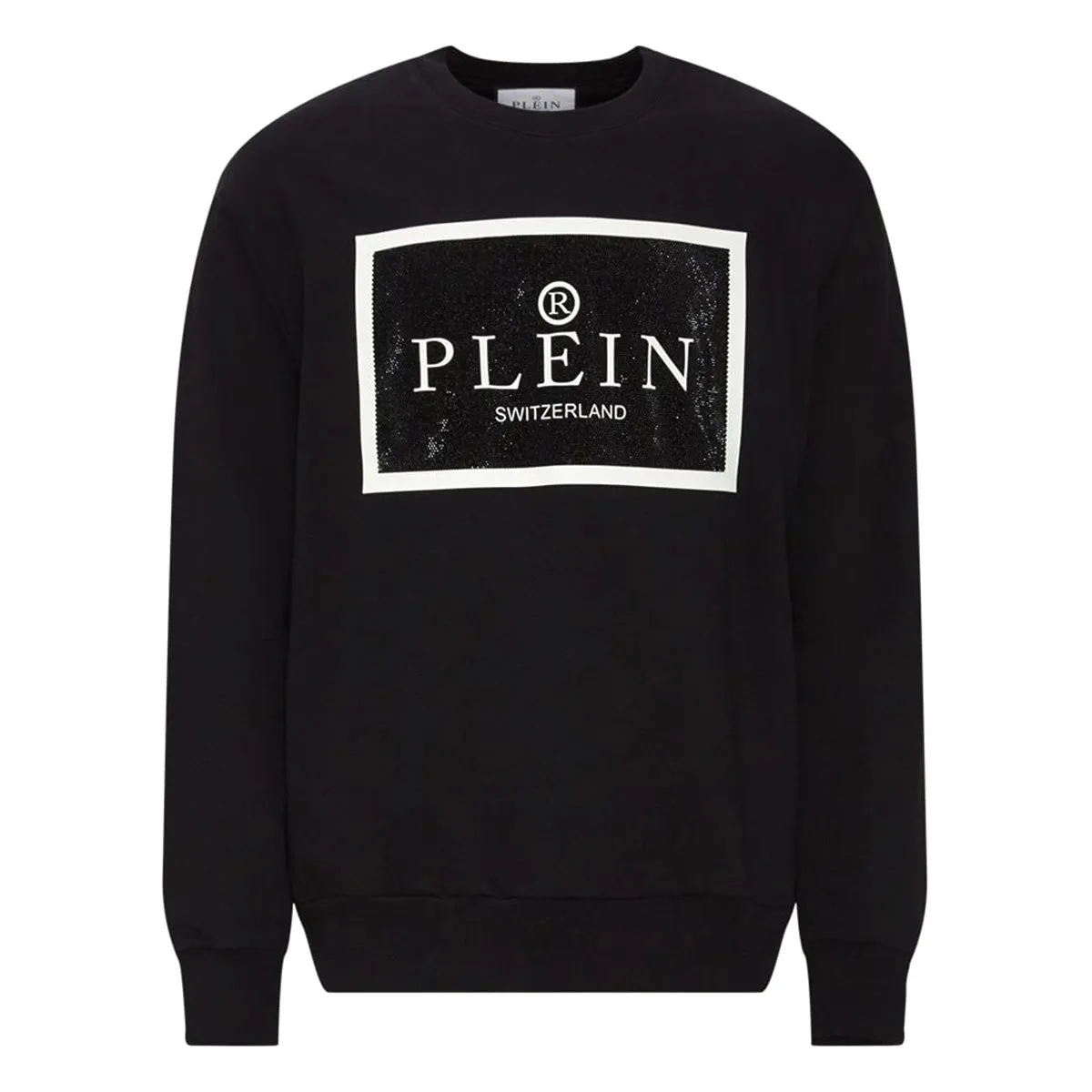 Philipp Plein Black Sweatshirt LS TM Size M