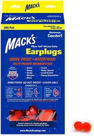 Pillow Soft® Ear Plugs - Orange