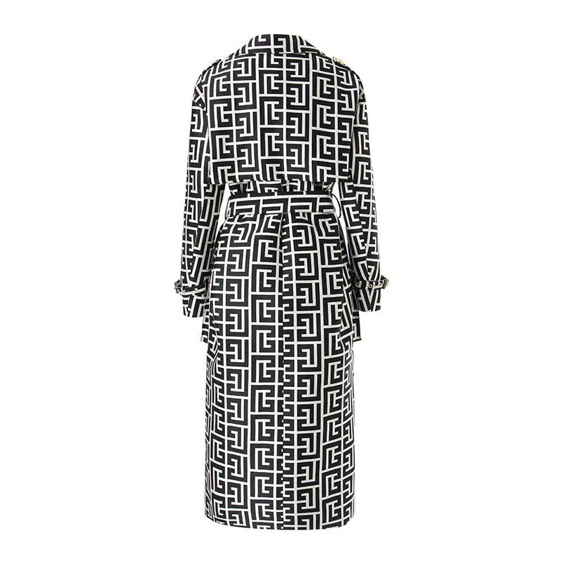 Pre Order:  Black   White Fall Coat