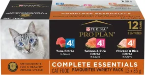 PRO PLAN Complete Essentials Favourites Variety Pack (12x85g)