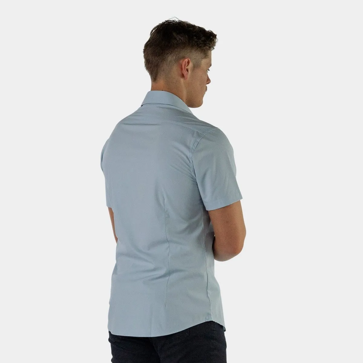 Return Sale - Mint Performance Short Sleeve Shirt - Mint Green