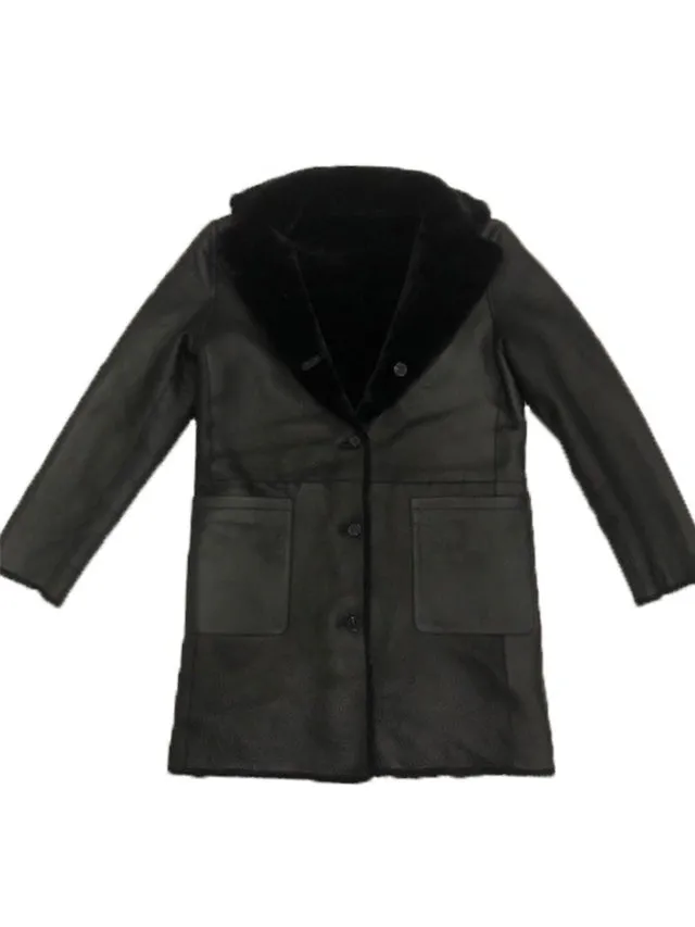 Reversible Slim Shearling Coat