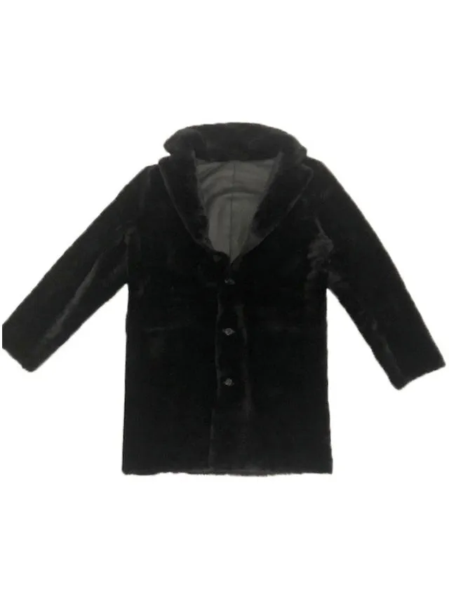 Reversible Slim Shearling Coat