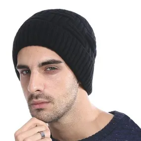 Rib Knit Hat Beanie