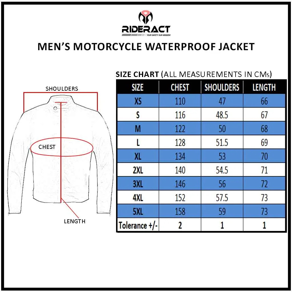 RIDERACT®  Waterproof Motorcycle jacket Retro Riding Jacket