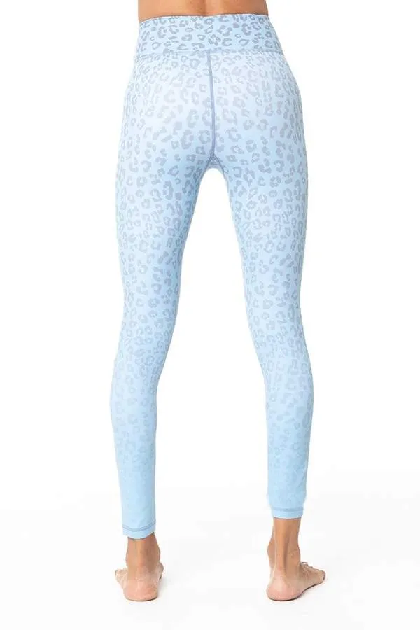 Rockell 7/8 Legging – Sky Blue Leopard Ombre