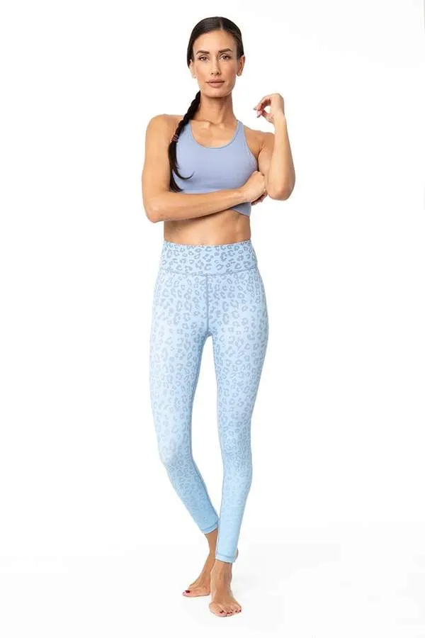 Rockell 7/8 Legging – Sky Blue Leopard Ombre