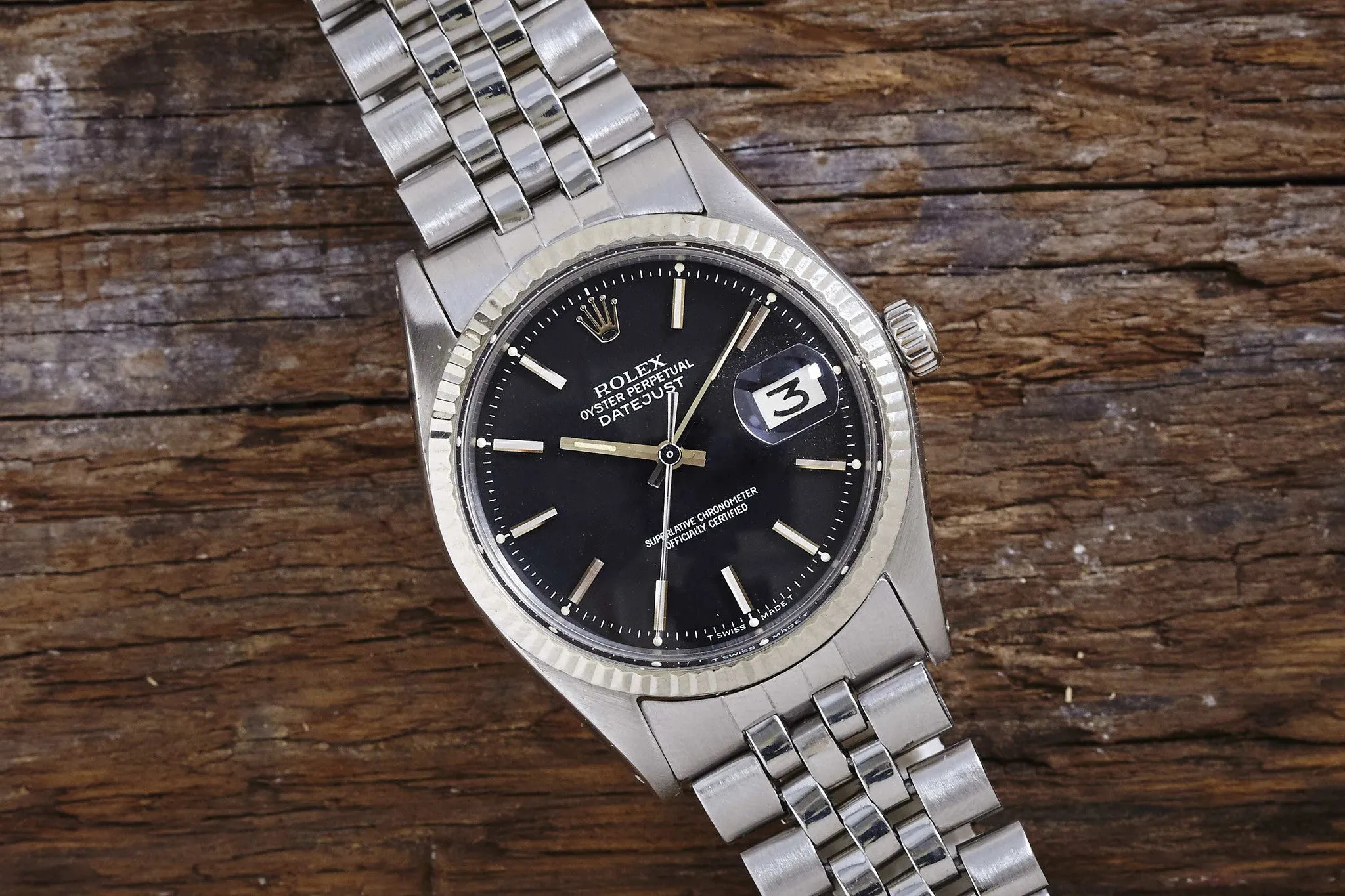 Rolex Datejust 1601 Black Dial