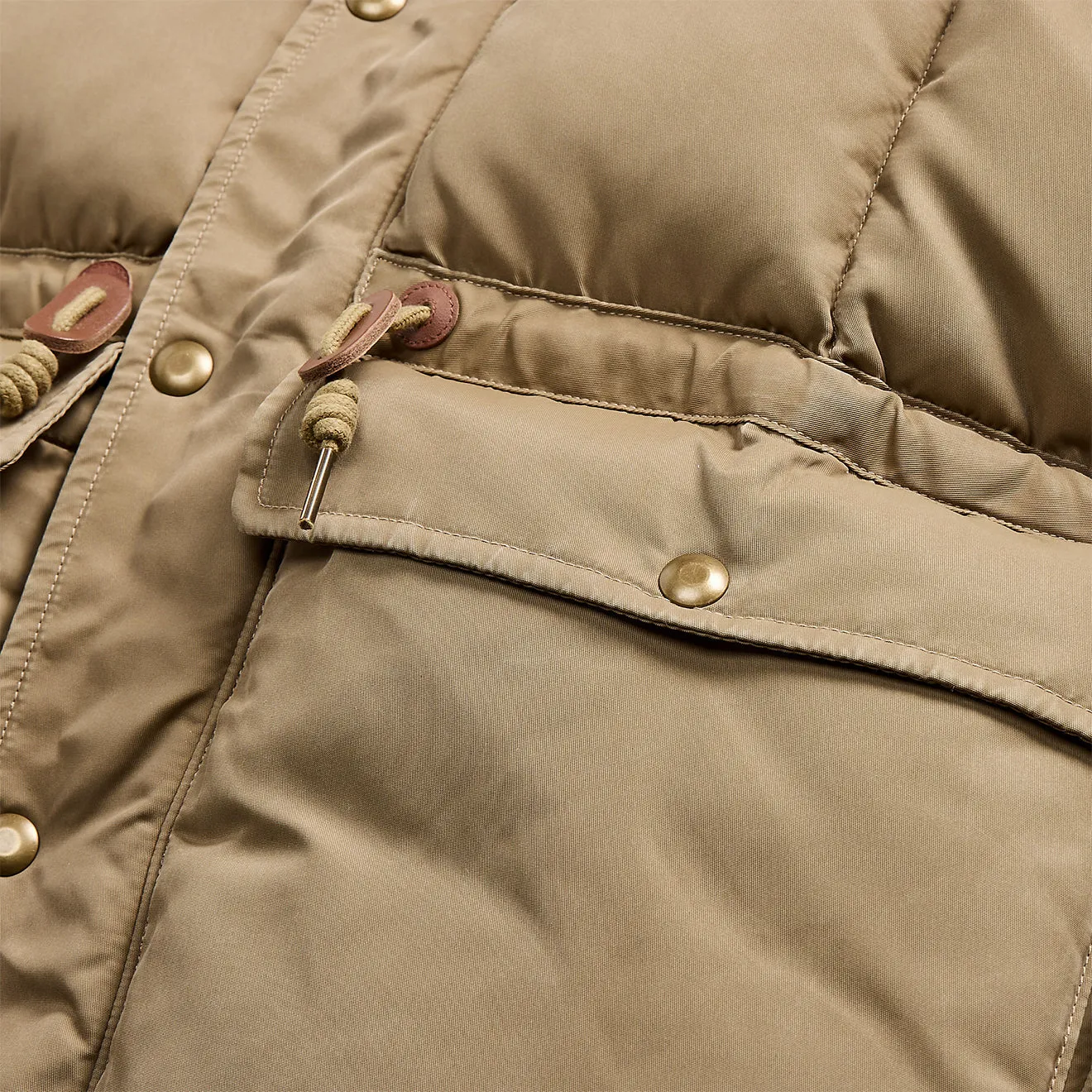 RRL by Ralph Lauren Quilted Hooded Jacket Vintage Khaki