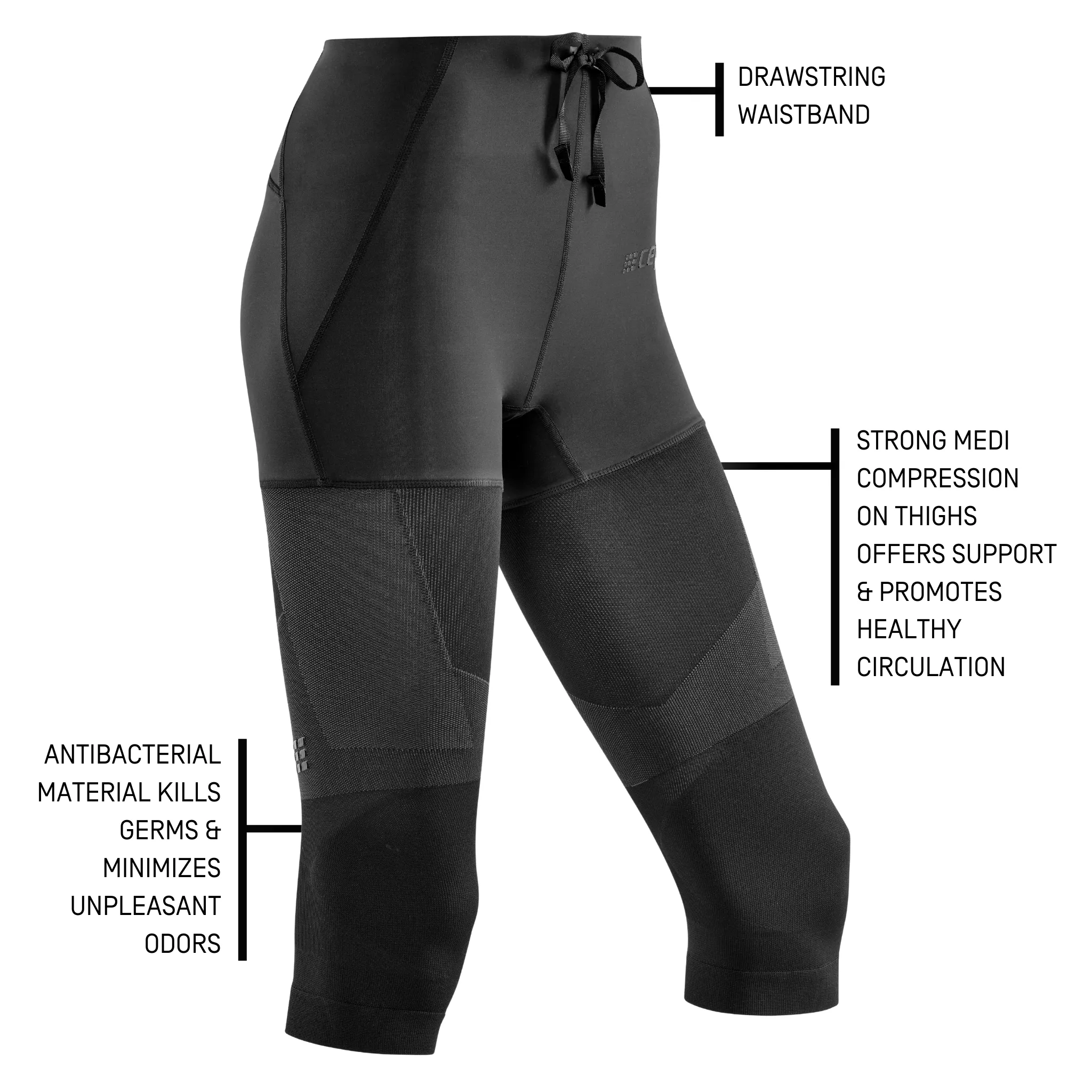 Run 3/4 Compression Tights 4.0, Women