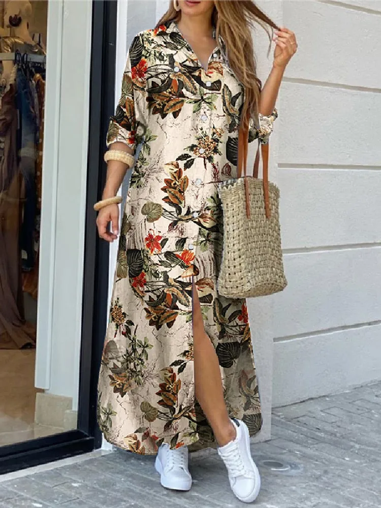 Running Errands Robe Maxi Dress - Culture Heaven Special