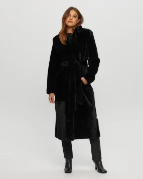 Select Shearling Lamb Coat, Belt