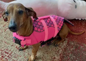 Shark-Mermaid Dachshund Life Jacket