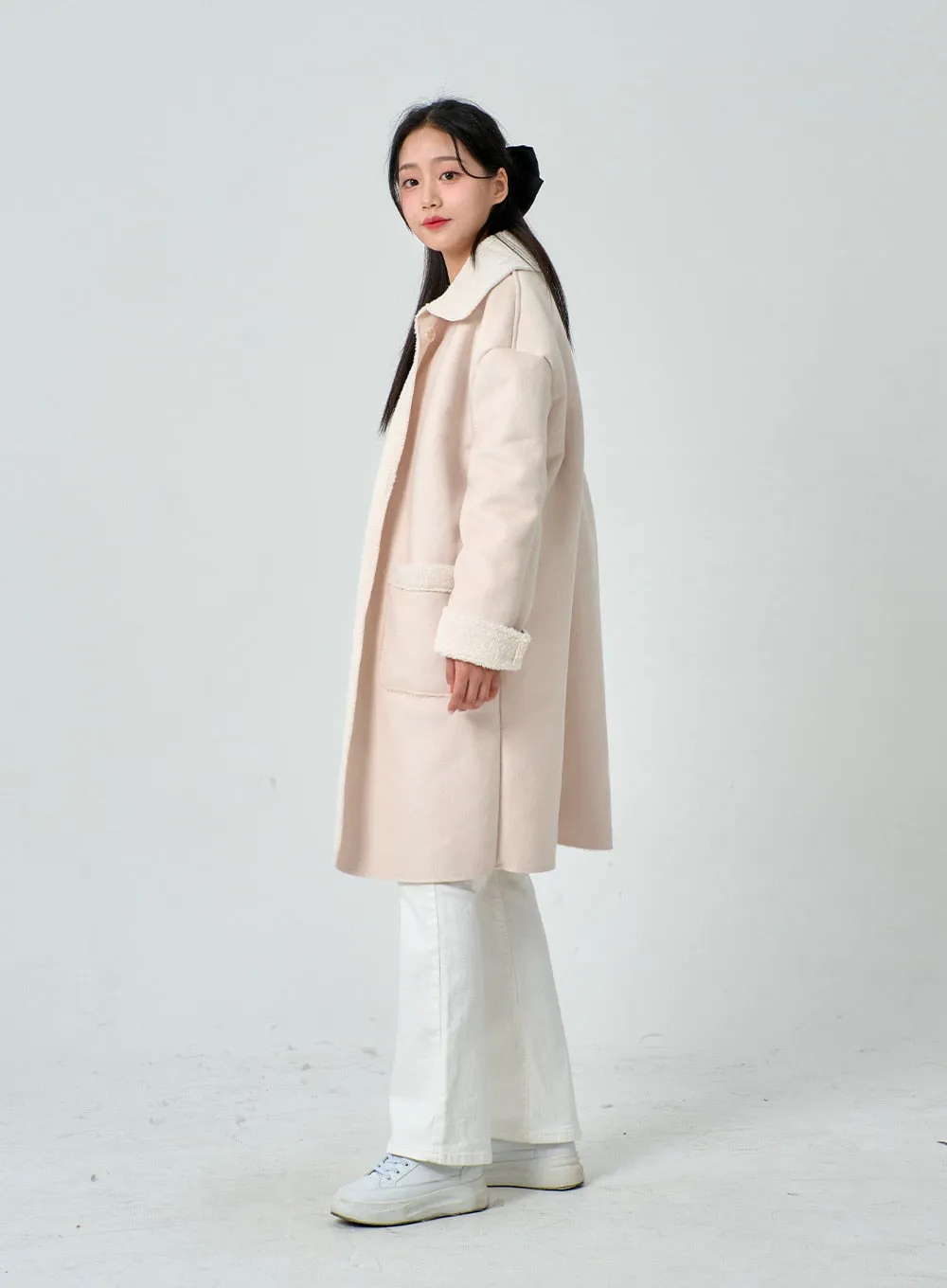 Shearling Long Coat BN30