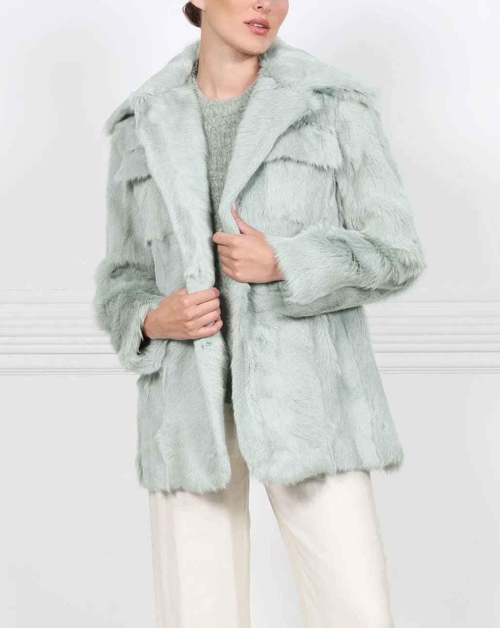 SHEARLING SAFARI JACKET