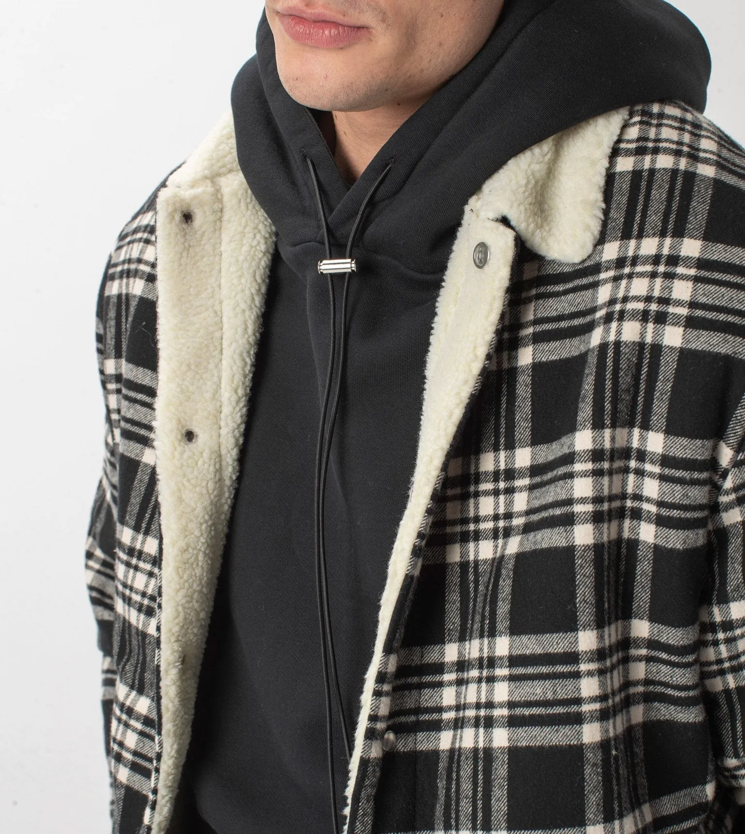 Sherpa Work Jacket Black/Milk