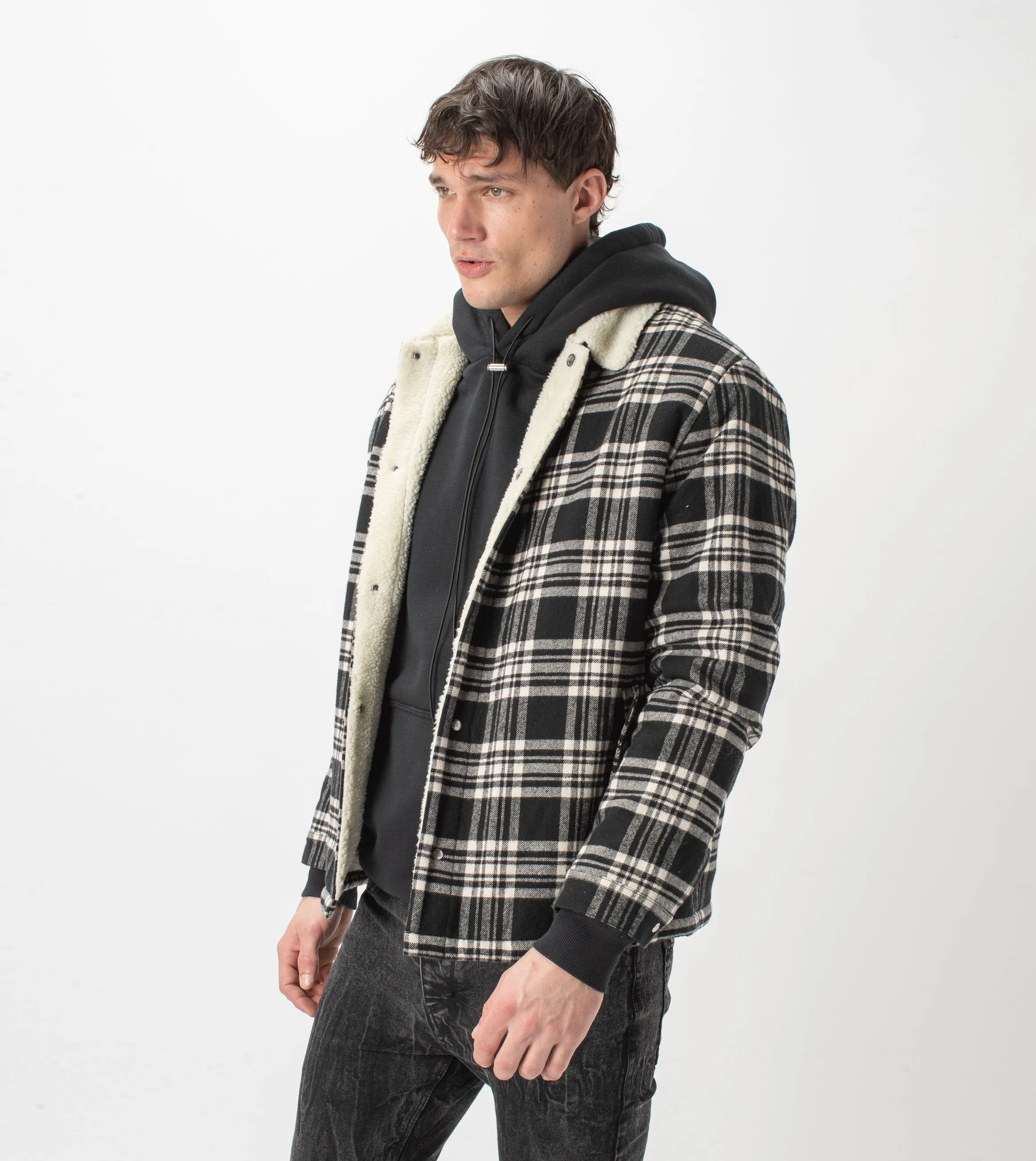 Sherpa Work Jacket Black/Milk