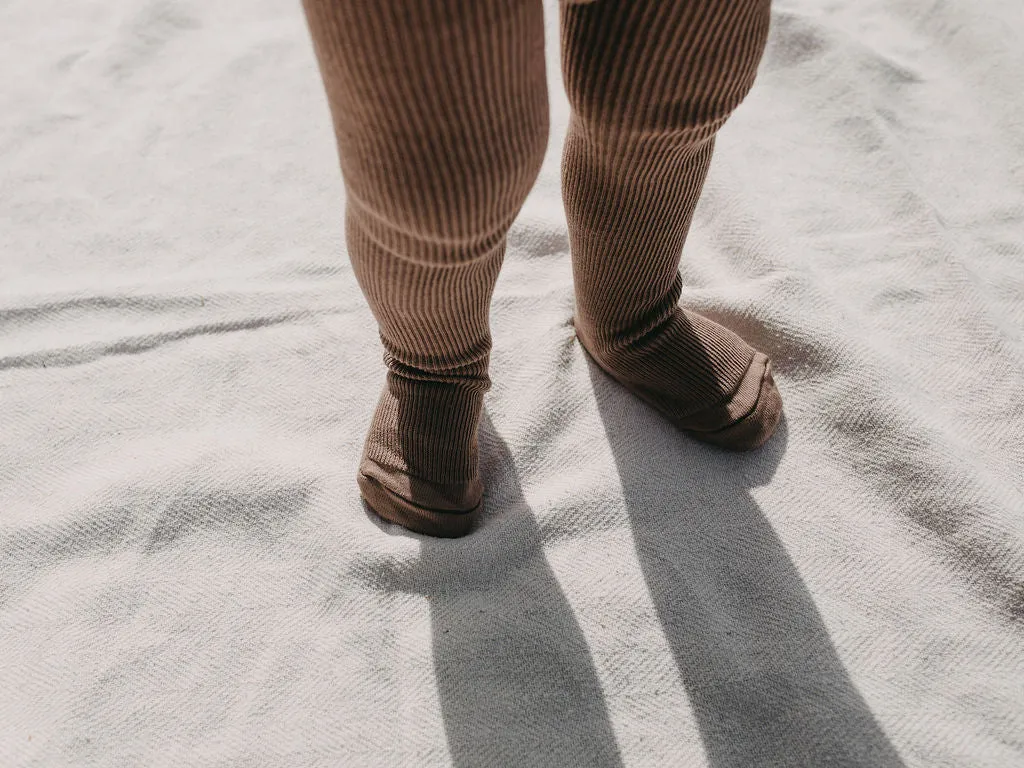 SILLY SILAS FOOTED TIGHTS | GRANOLA