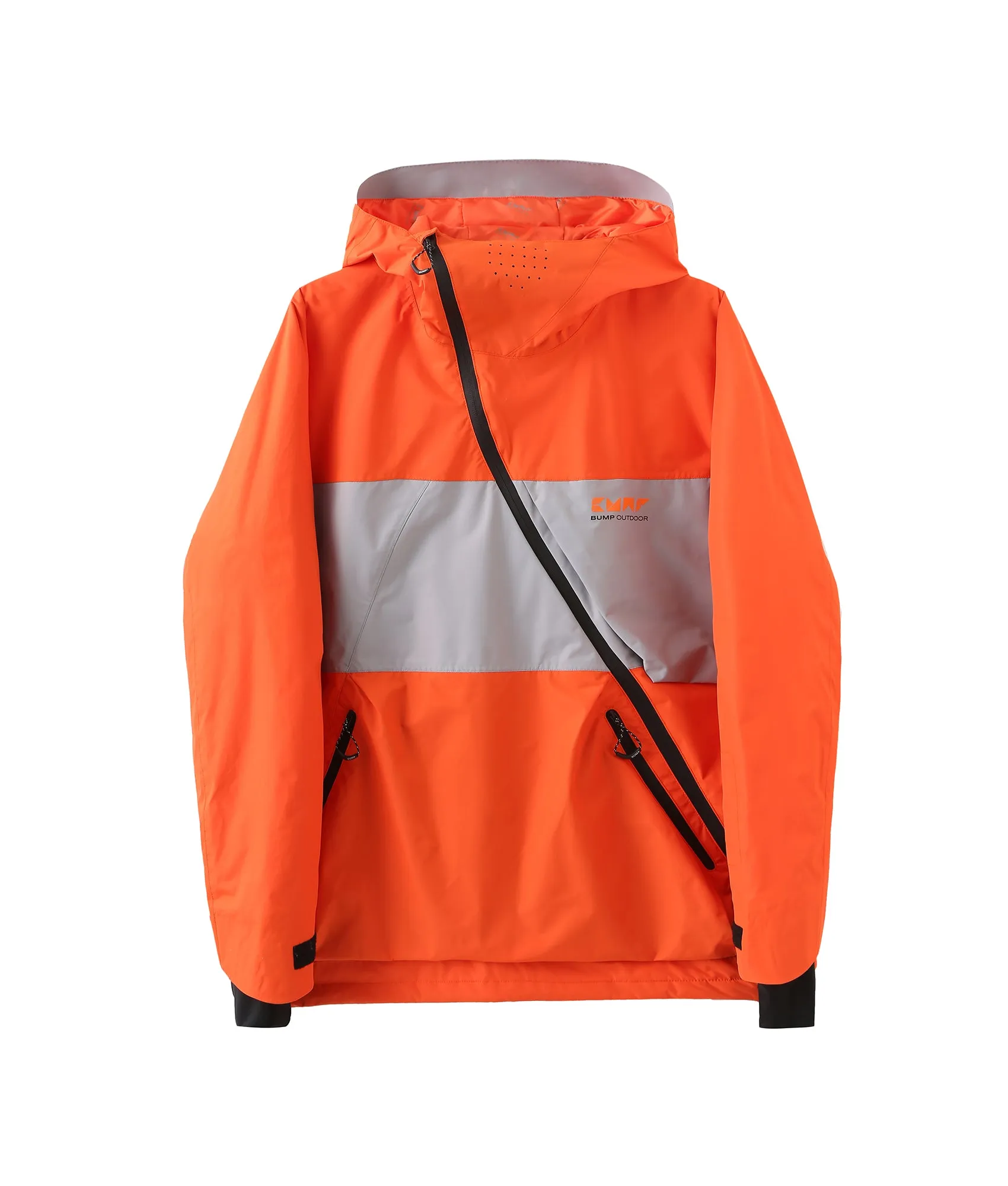 Slash 23 Ski/Snowboarding Jacket Men Orange Gray